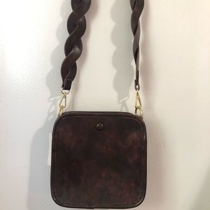 Anthropologie Bette Vegan Leather Crossbody Bag